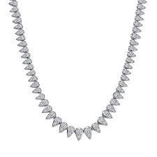 LUXURIANT Lab-Grown Diamond (SI G/H) Pendant with Chain (Size 20) in Rhodium Overlay Sterling Silver 0.20 Ct.